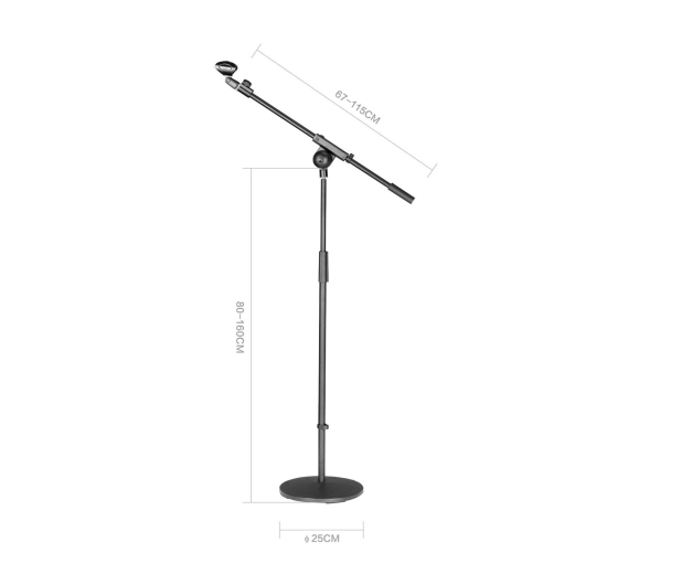 Mozos SM810 podłogowy statyw mikrofonowy - 1515078 - zdjęcie 2